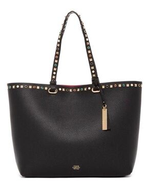 Vince Camuto Tysa Black Leather Tote